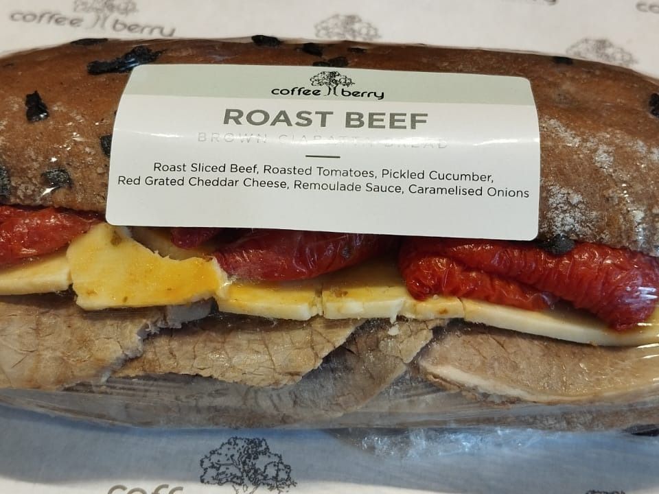 Roasted Beef Brown Ciabatta