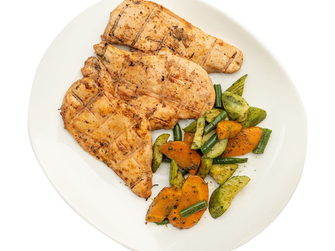 Grilled Breasts 3 Pcs Meal
