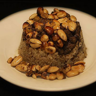 Khalta Rice With Nuts