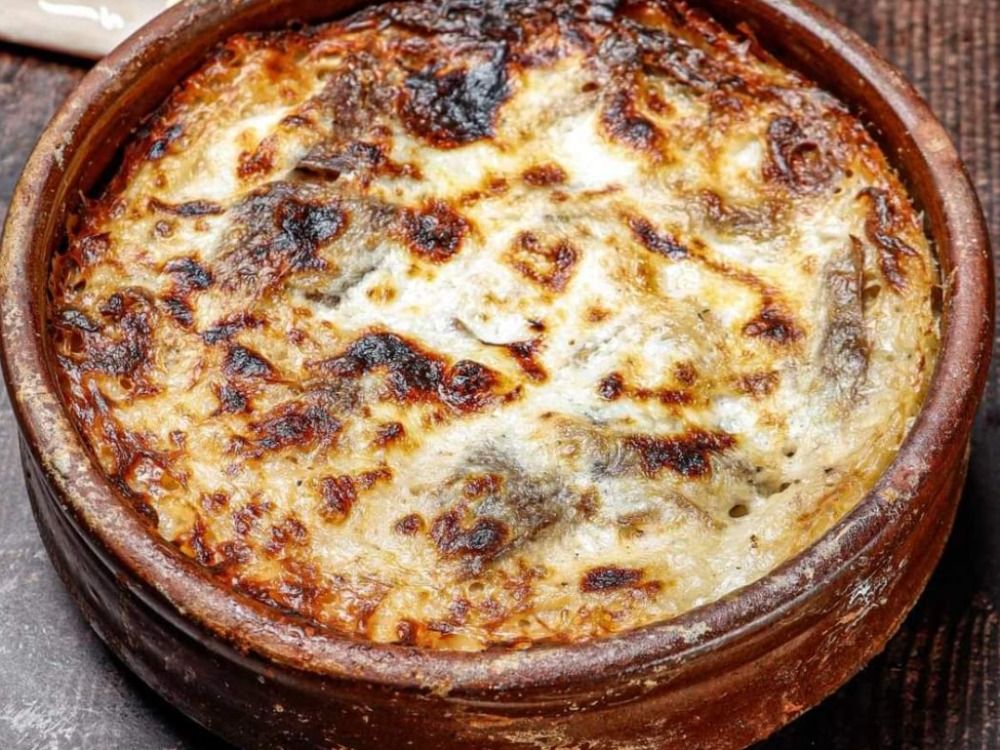 Meat Oven Baked Rice Casserole