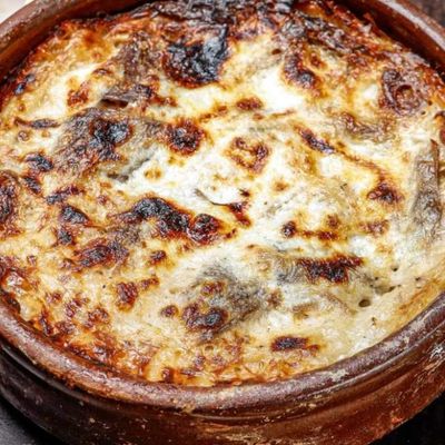 Meat Oven Baked Rice Casserole