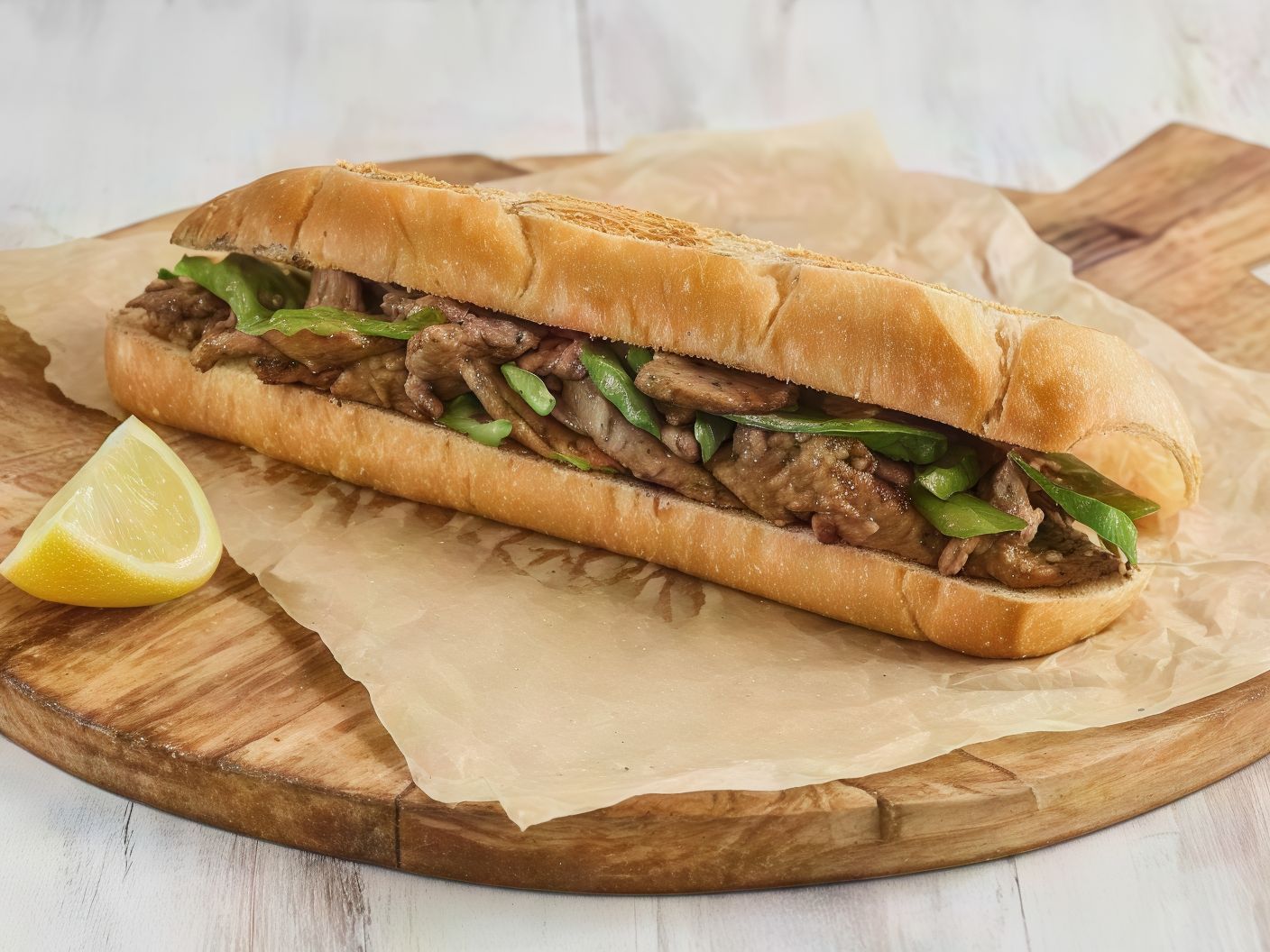 Meat Liver Pane Sandwich
