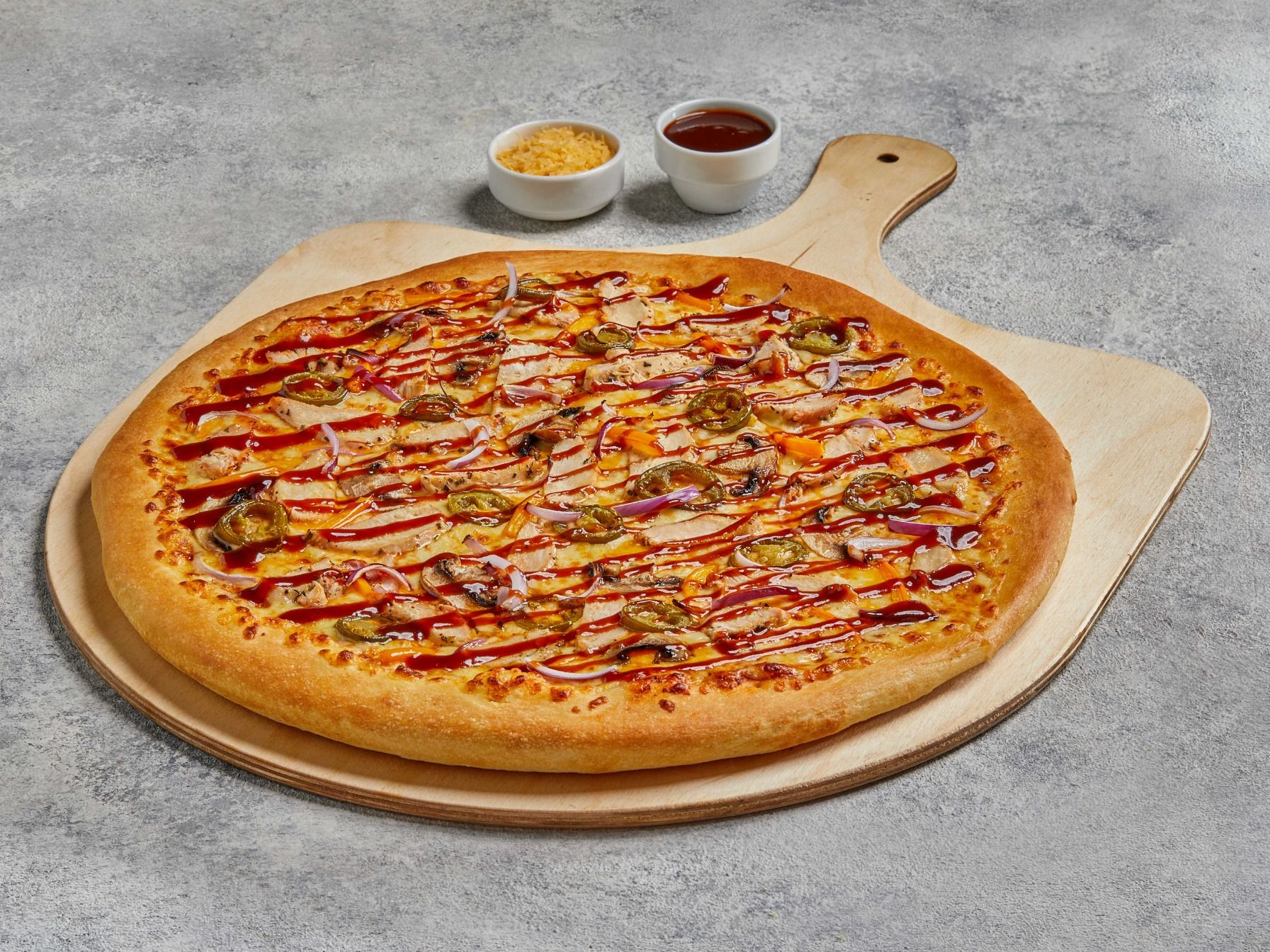 Grilled Chicken Barbeque Stuffed Crust