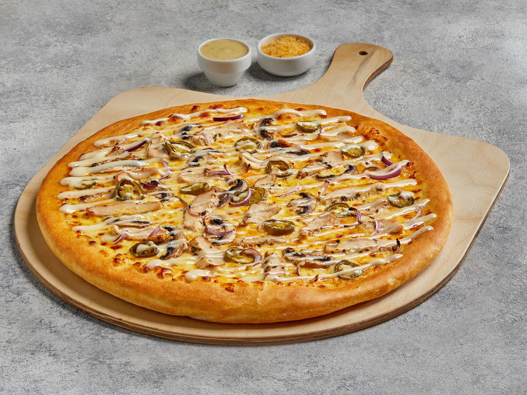 Crispy Chicken Ranch Stuffed Crust
