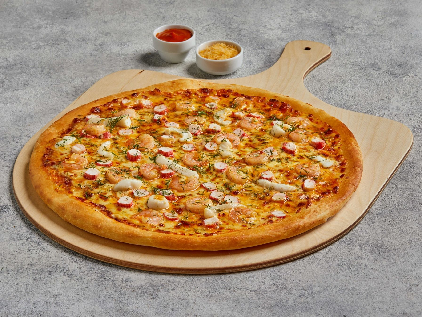 Seafood Stuffed Crust