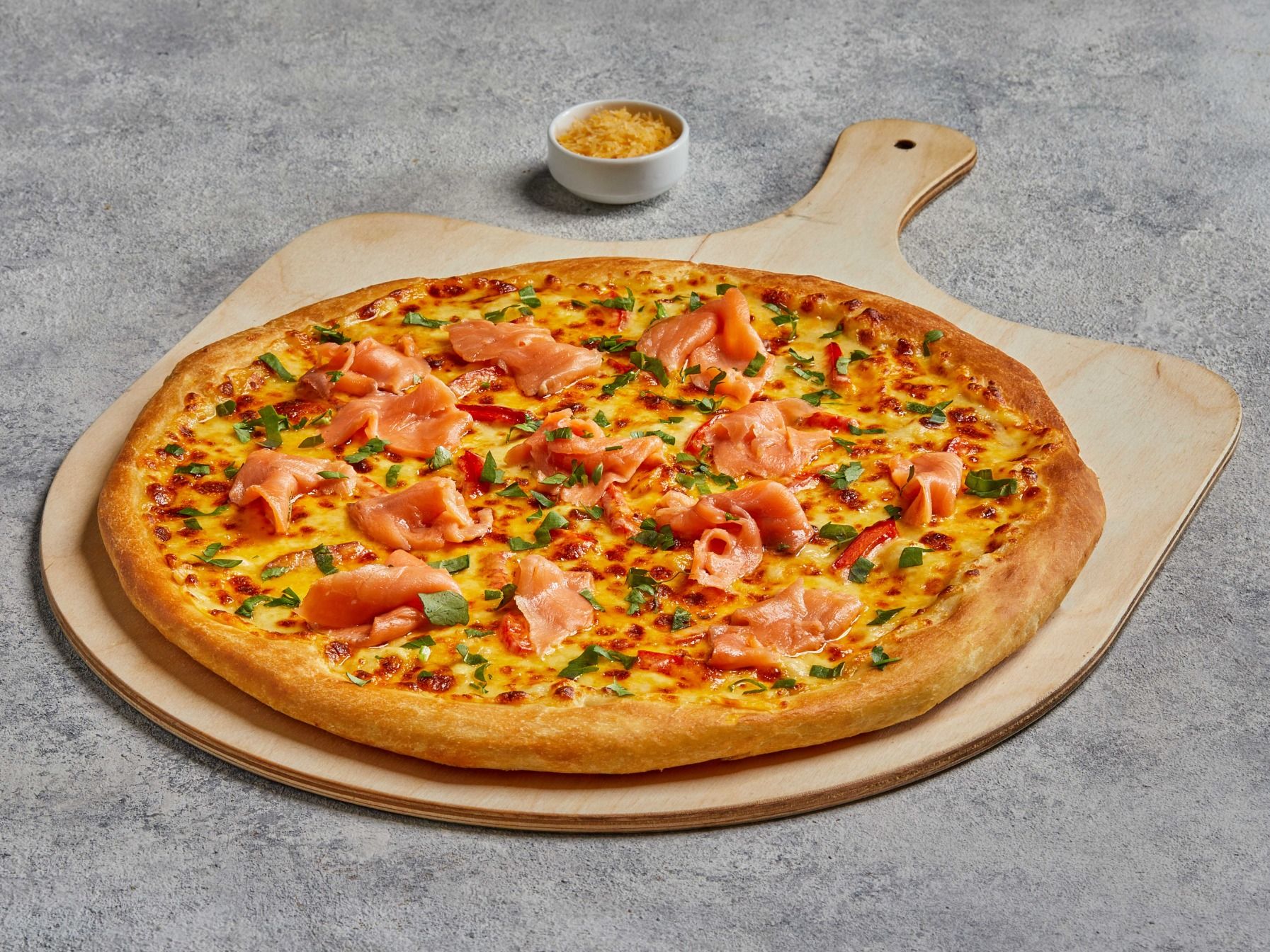 Smoked Salmon Stuffed Crust