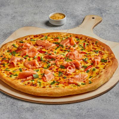 Smoked Salmon Stuffed Crust