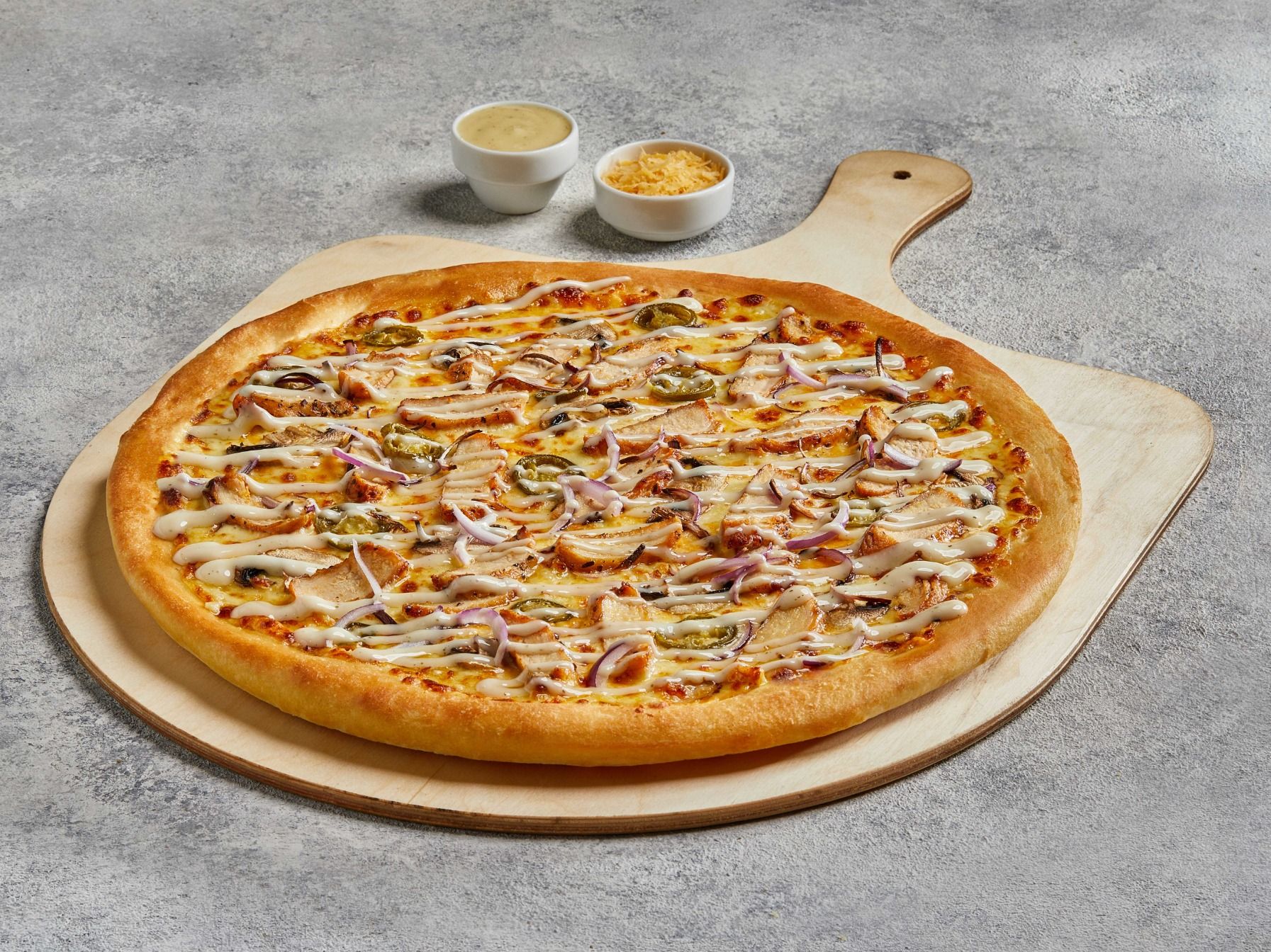 Grilled Chicken Ranch Stuffed Crust