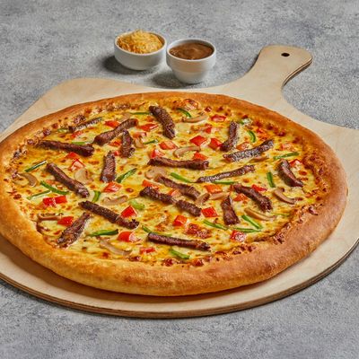 Philly Cheese Steak Stuffed Crust