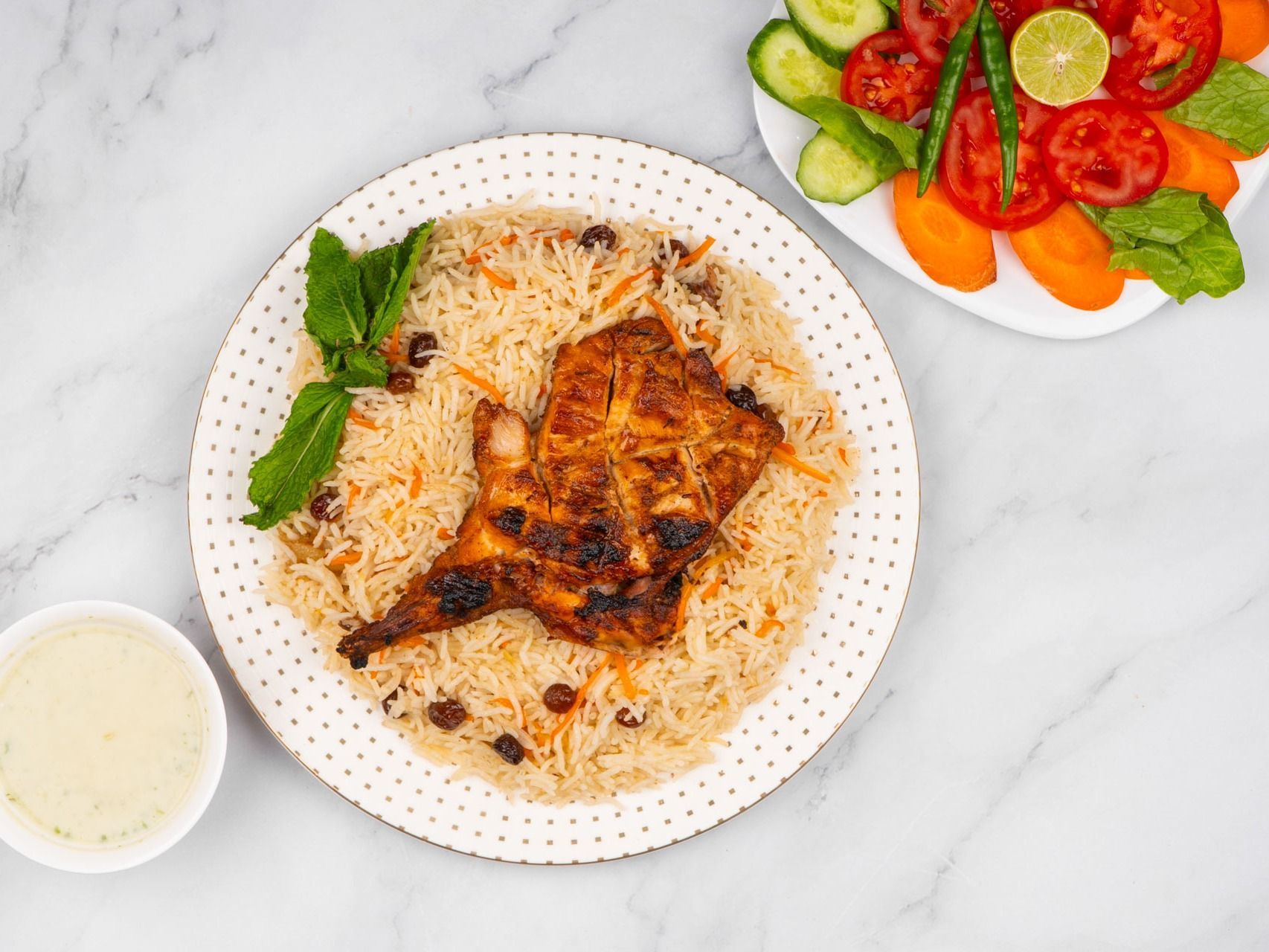 Quarter Chicken Breast Meal Grilled
