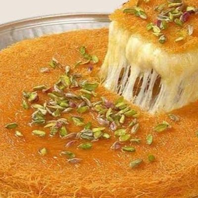 Small Konafa on charcoal With Cheese