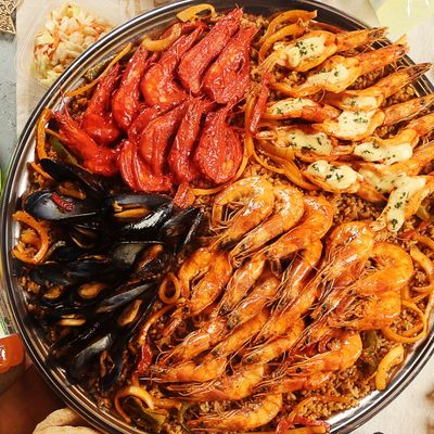 صينية عماق البحار (مشوي)