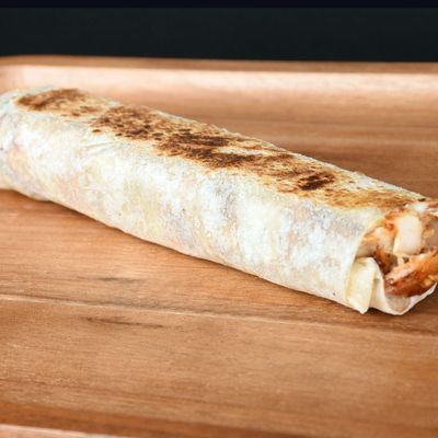 saroukh Chicken shawarma with cheese sandwich