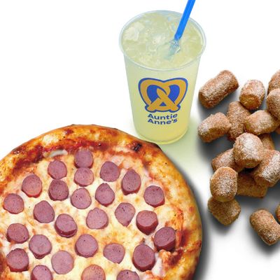 Medium Hot Dog Pizza Combo