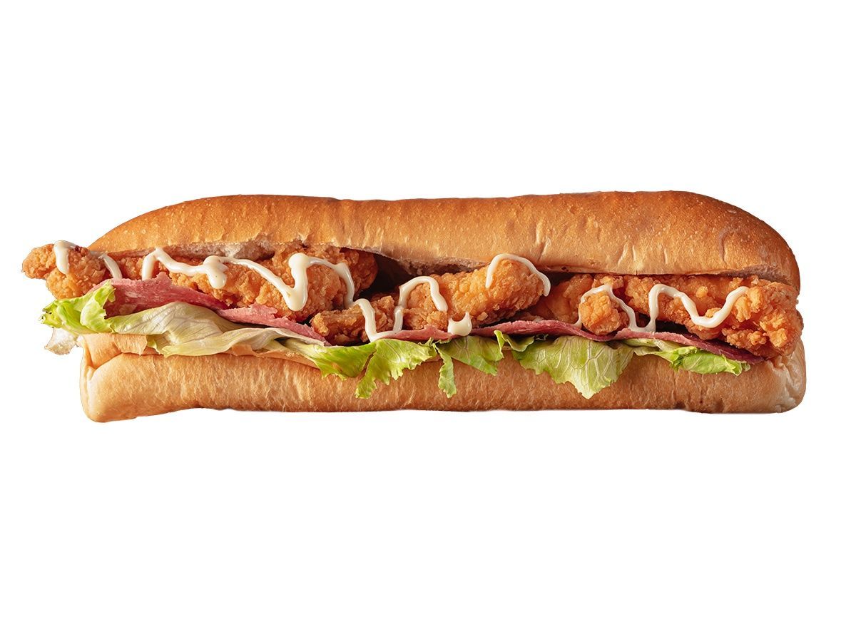 Chicken pepperoni ranch sandwich