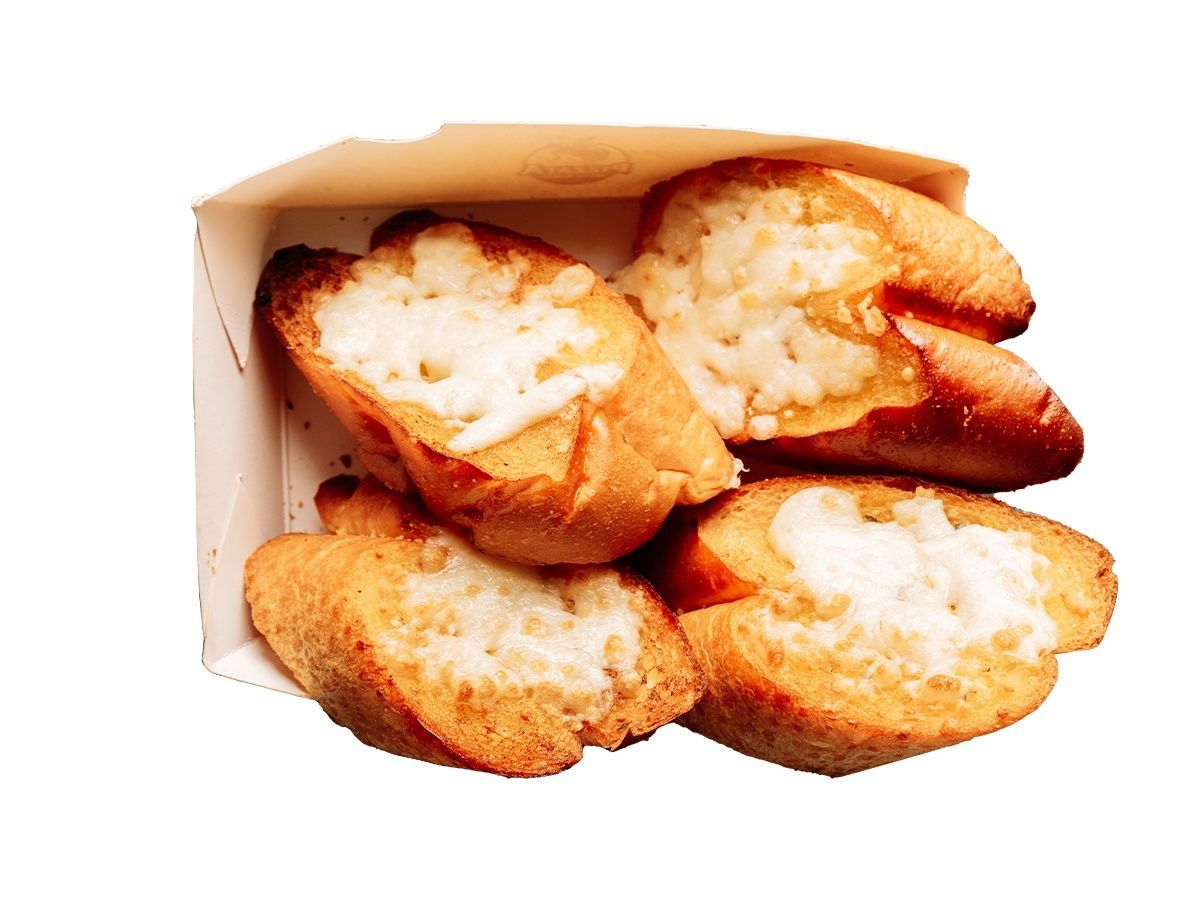 Garlic bread and cheese