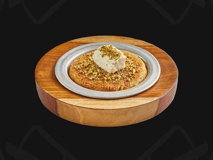 Kunafa with Cheese and Cream