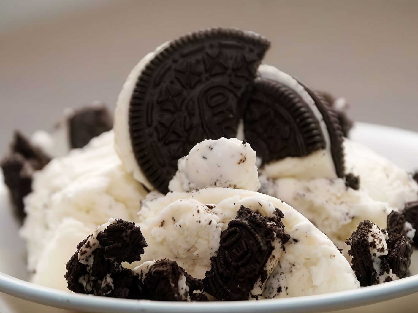Oreo Vanilla Ice Cream