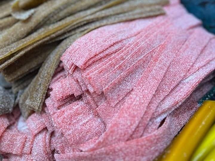 1/4 Kilo Of Strawberry Sour Candy