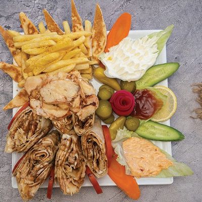 Arabic Chicken Shawerma Meal