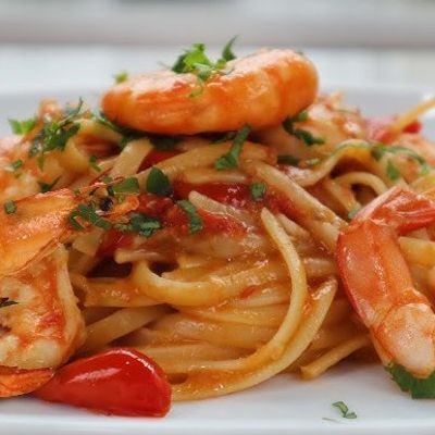 Red Seafood Pasta