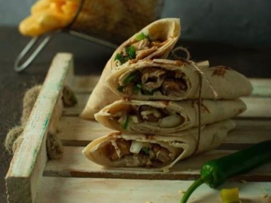 Fried chicken wrap