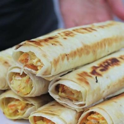 Syrian Potato Sandwich With Mozzarella