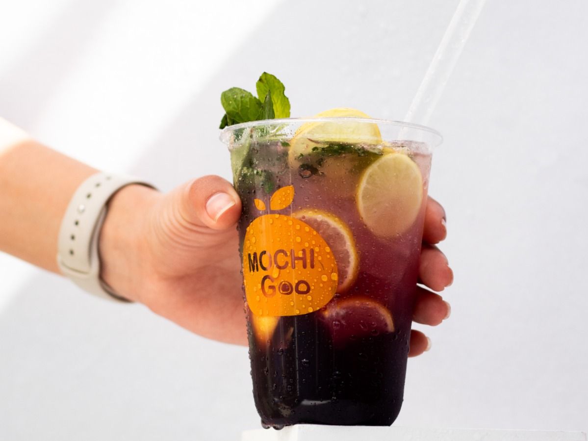 Iced Blueberry Mojito
