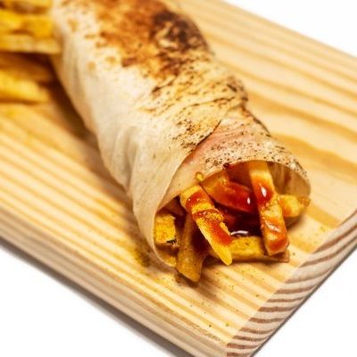 Syrian French Fries with Mozzarella Sandwich