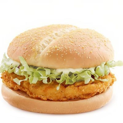 plain chicken burger