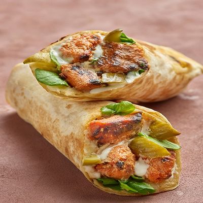 charcoal grilled shish tawook sandwich
