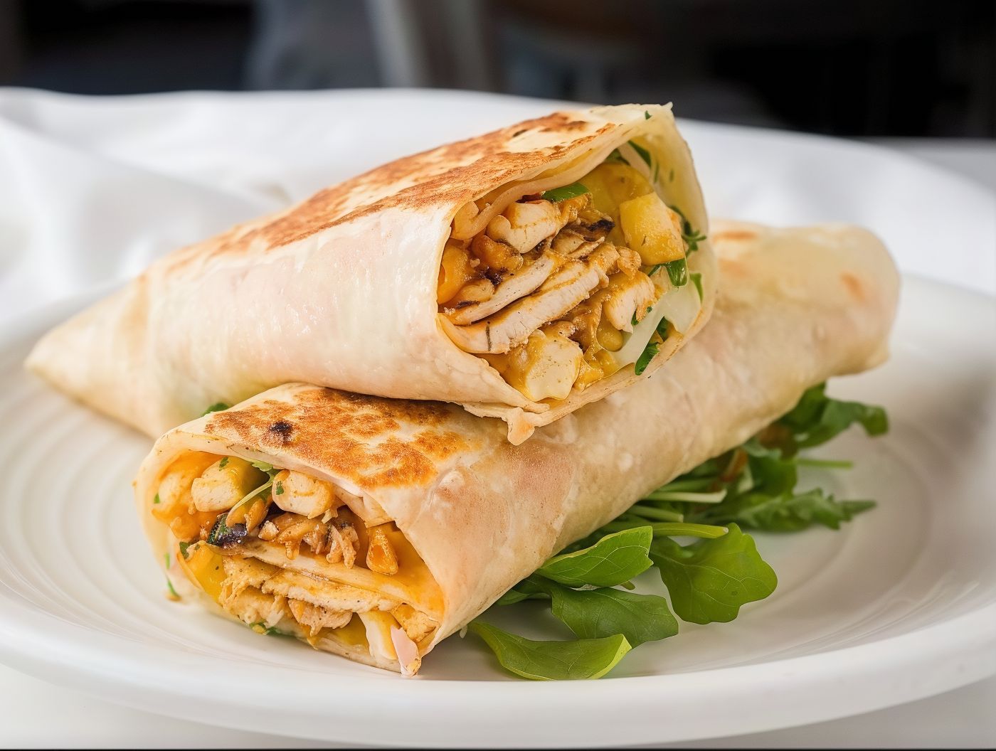 Syrian Chicken Shawarma With Mozzarella