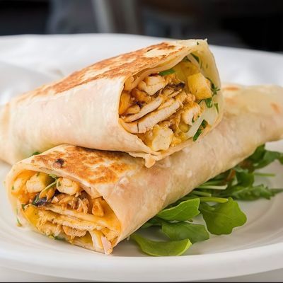 Syrian Chicken Shawarma With Mozzarella