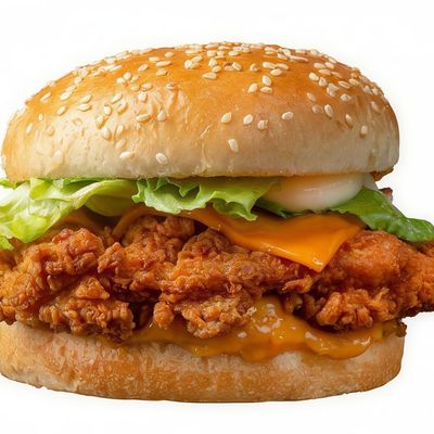 crispy chicken burger