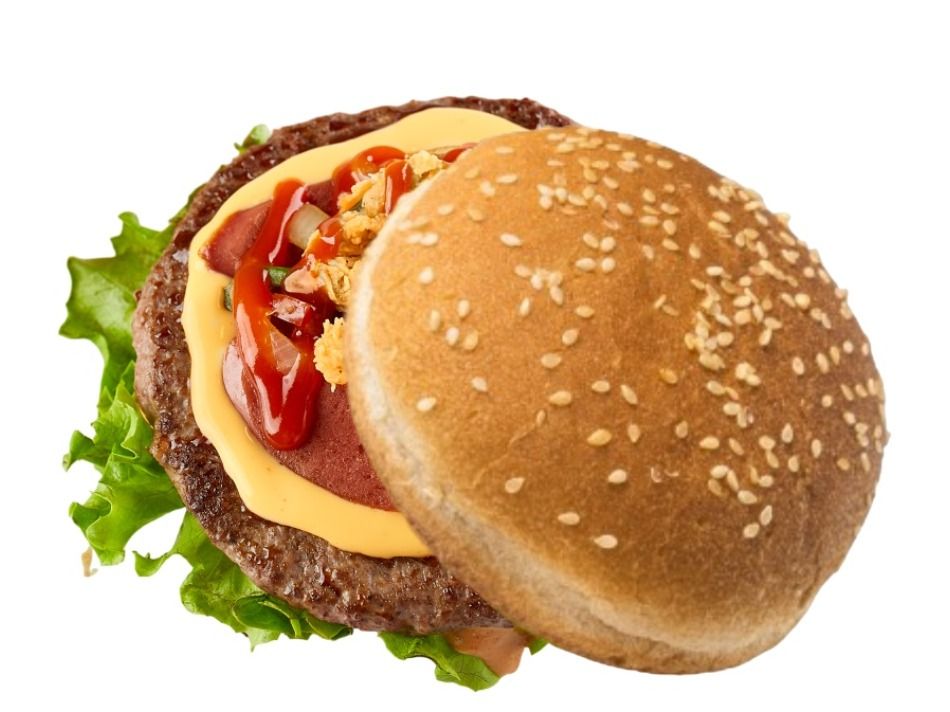 Alshabah Spicy Beef Burger Sandwich