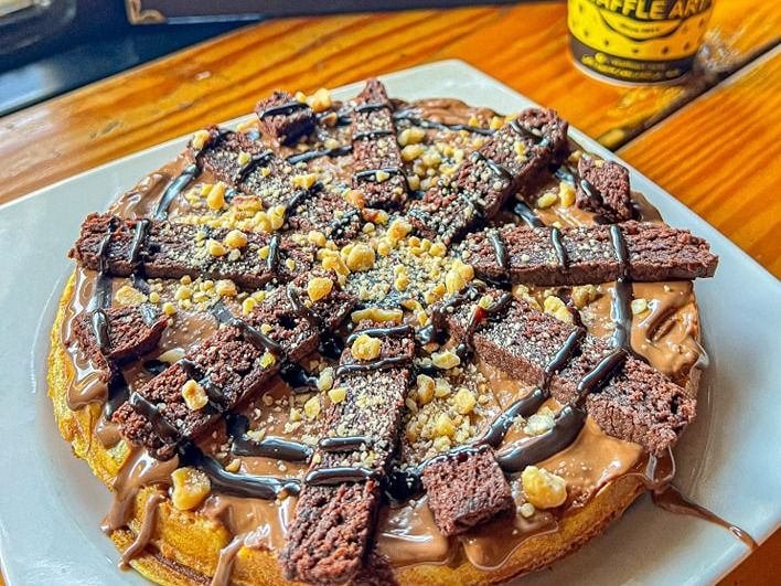 Brownies American waffle