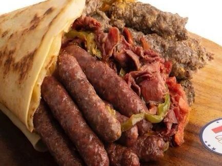 BBQ Meat Mixed Crepe