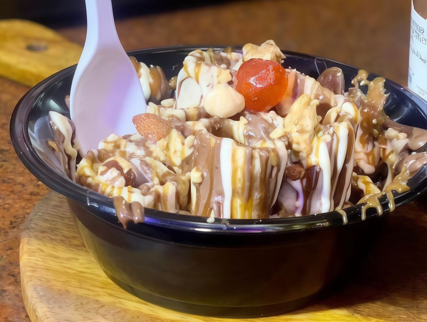 Fruit Chocolate Waffle Fattah
