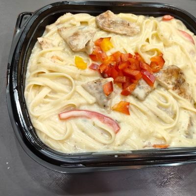 White Sauce Pasta With Chicken Fajita Sauce