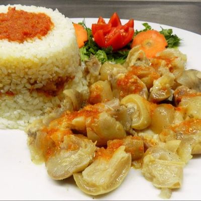 Knuckles with fatteh Casserole