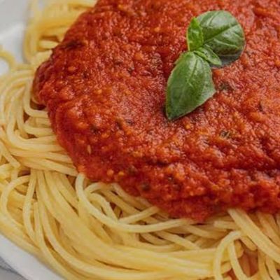 Napolateln Spaghetti Pasta With Tomato Sauce