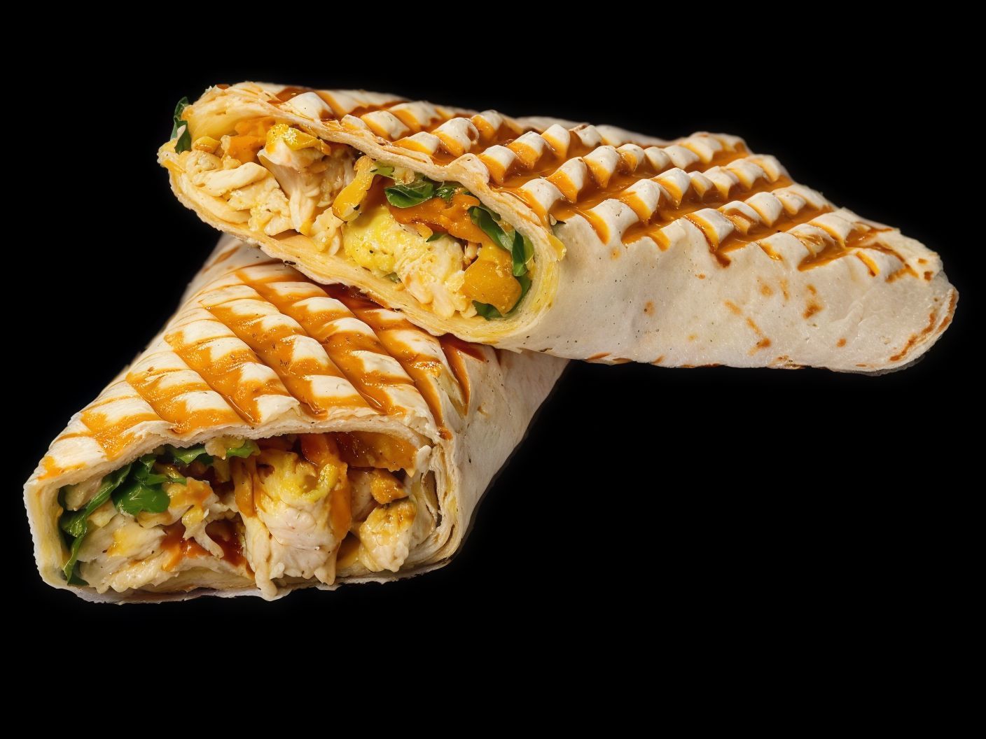 Grilled Chicken Hummus Wrap
