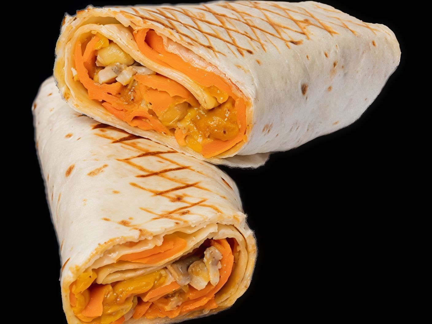 Hummus Veggie Wrap