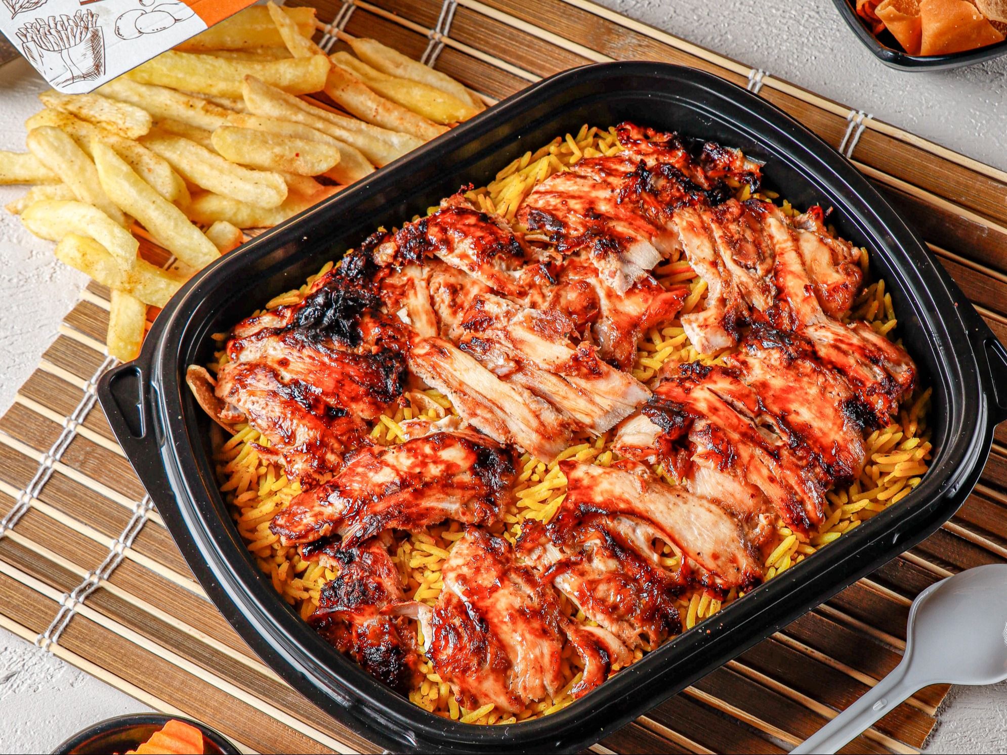 Large Chicken Shawarma Fattah
