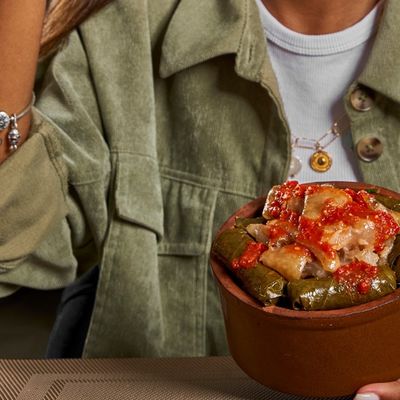Vine Leaves with Knuckles Casserole