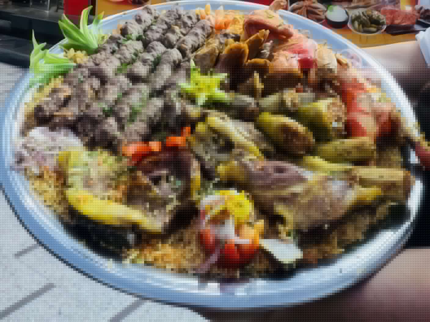 Yemen Al Saeed Tray for 6 People
