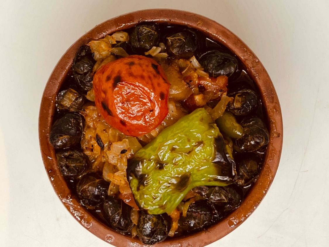 Vine Leaves Casserole with Baladi Meat