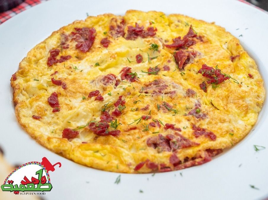 Omelette Eggs With Pastrami
