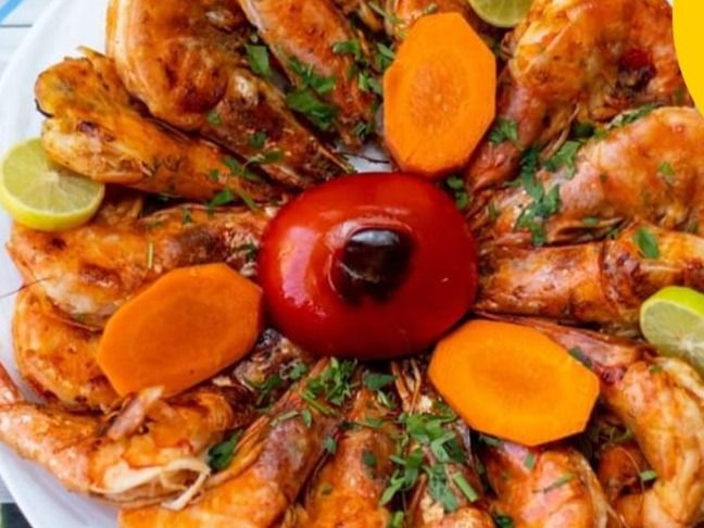 Grilled Shrimp With Peel Meal