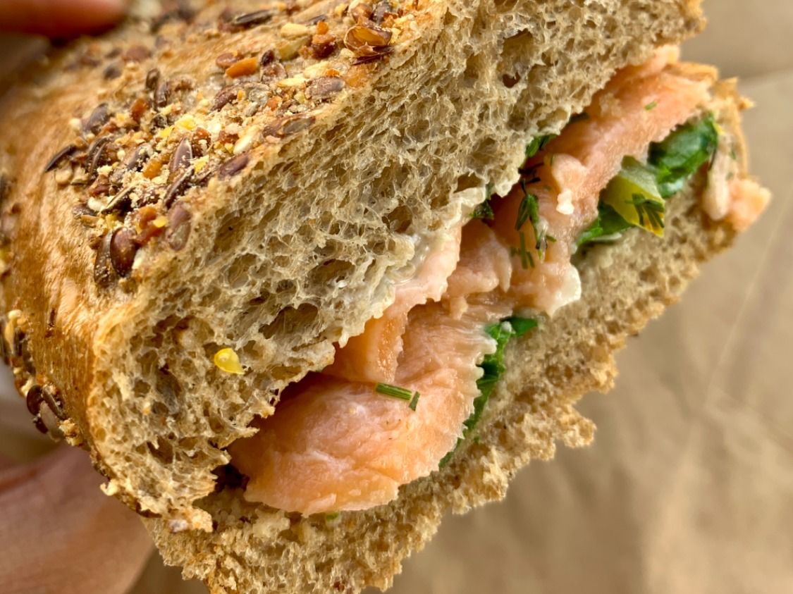 Smoked Salmon Sandwich